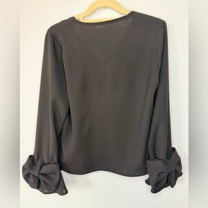Zara Black V-Neck Dress
